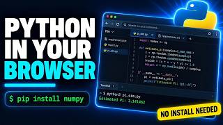 How to Run Python & pip in Your Web Browser | VibeOS Development Tools