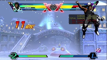 UMvC3: Spencer w/ Ammy corner fuzzy guard setup