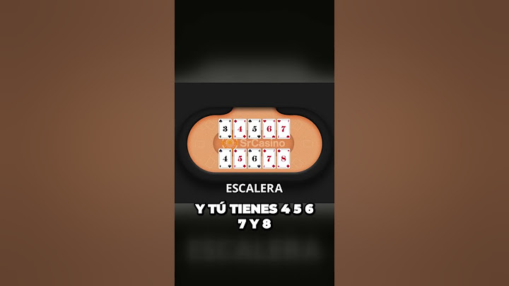 🪜ESCALERA en ♦️POKER♦️   Aprende👨‍🎓 a jugar al POKER🤑