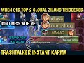 OLD TOP 2 GLOBAL ZILONG IN RANK | TRASHTALKER INSTANT KARMA | NEW BUILD | MOBILE LEGENDS