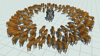 50 TIGERS vs EVERY UNIT - Animal Revolt Battle Simulator