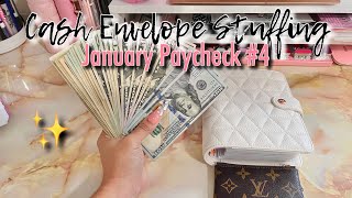 CASH ENVELOPE STUFFING JANUARY PAYCHECK #4 | #cashenvelopesystem  #cashbudgeting by DaisyBudgets 9,463 views 4 months ago 23 minutes