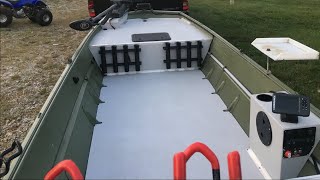 The ultimate Jon boat for catfishing..Jon boat to cat boat!