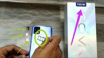 How to insert SIM card  and SD card in TECNO POVA mobile| microSD slot