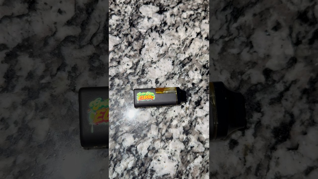 Green Apple ELIXIR Muha Meds Одноразовый вейп 💨