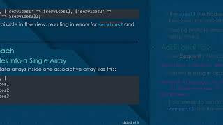 Passing Multiple Arrays to a Laravel view() Correctly