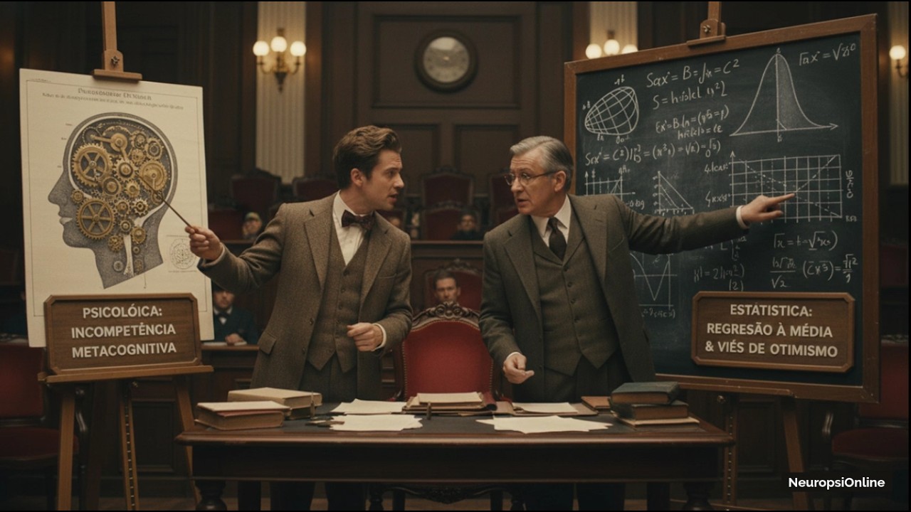 O Monarca do Nada: Uma Análise Exaustiva do Efeito Dunning-Kruger e a Arquitetura da Ignorância Empoderada