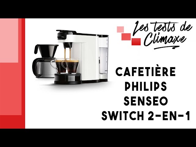 Test Philips Senseo Switch : un café-filtre, deux préparations différentes  - Les Numériques