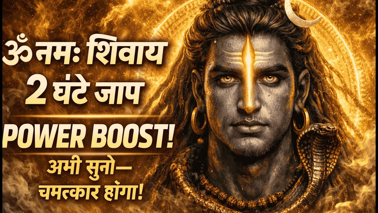 Om Namah Shivaya Mantra | Long 2 Hour Shiva Bhajan for Peace, deep Meditation, Focus
