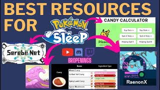 Top Resources for Pokemon Sleep - Candy/Strength Calculators, Dish Charts, Infographics screenshot 1