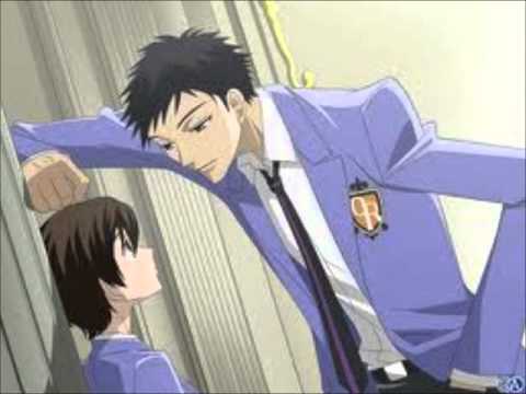 mori senpai and haruhi