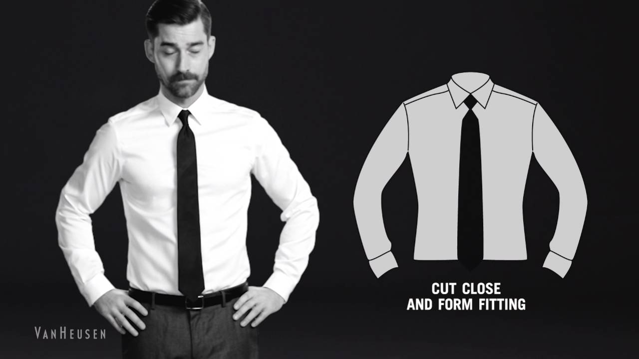 Van Heusen Dress Shirt Fit Guide - YouTube