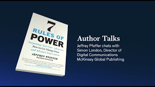 Author Talks: Rules of power from Jeffrey Pfeffer to help you get your way