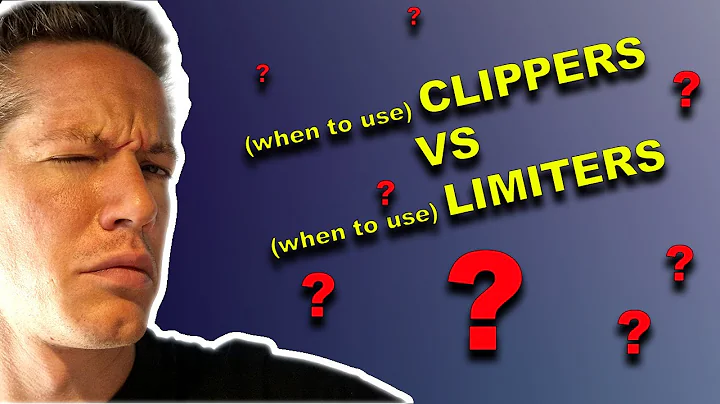 Clippers vs. Limiters, easy tip on when should you use one or the other