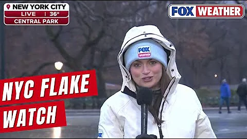 Flake Watch In NYC As Storm Moves Through Northeast