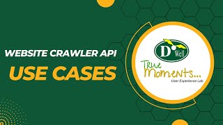 Dowell Website Crawler API Use Cases