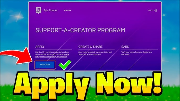 Bleakstare - Just applied to Fortnite's Epic Support A