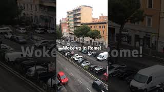 Just starting our first day in Rome, Italy