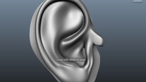 Human Ear modeling In Maya