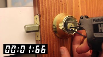 Kwikset Deadbolt with a Pick Gun - Front Range Locksmith