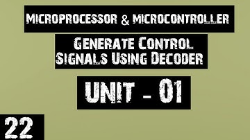 Generate Control Signals Using Decoder