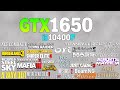 GTX 1650 + i5 10400F Test in 55 Games