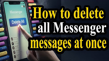 How to delete all Messenger messages at once🗑️