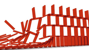 700 Domino Simulation Blender 2.72