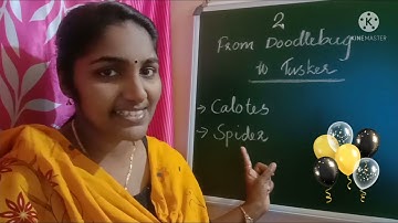 Class 3. E V S. From Doodlebug to Tusker.  Part 3