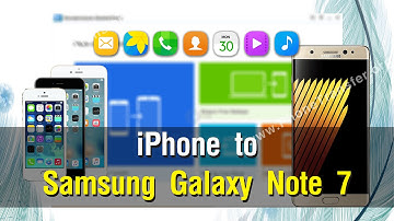 How to Copy All Contents from iPhone to Samsung Galaxy Note 7 Directly