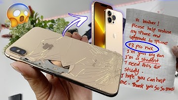 How i Restore Destroyed iPhone Xs Max and Upgrade into iPhone 13 Pro Max