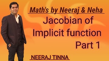 Jacobian of Implicit Function Part 1