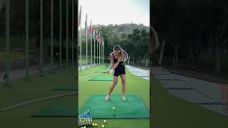 my swing in slo mo - small changes are better than none shorts golf golfshot golfgirl