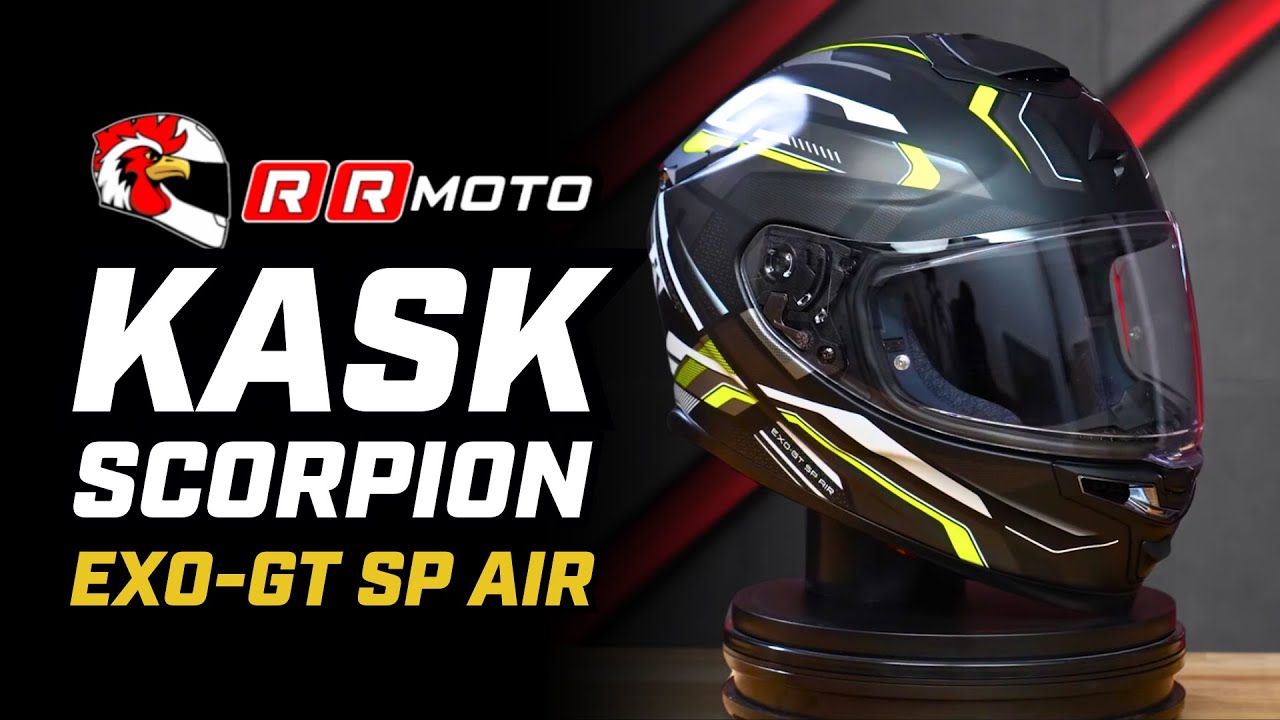 Kask integralny SCORPION EXO-GT SP AIR TOURADVEN BLACK PINK czarny