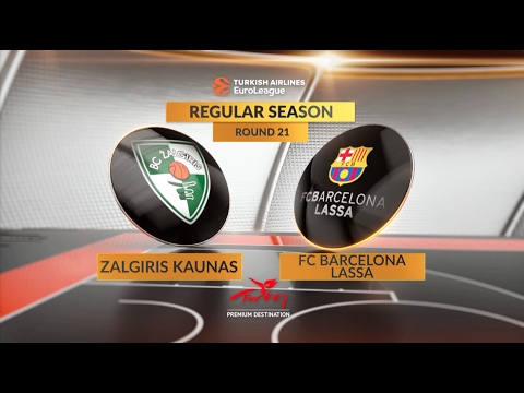 Highlights: Zalgiris Kaunas-FC Barcelona Lassa