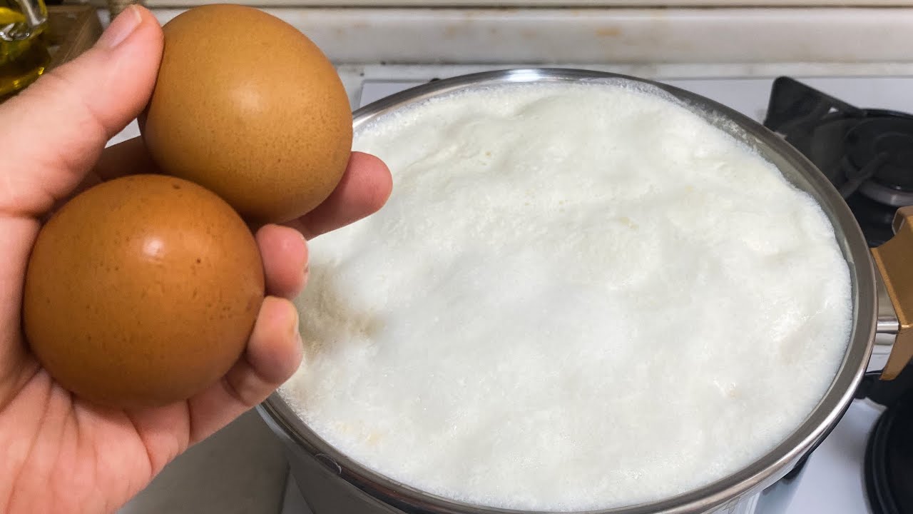 KAYNAYAN SÜTÜN İÇİNE YUMURTA DÖKÜN ‼️ BU ŞAŞIRTICI TARİFİN LEZZETİNE HAYRAN KALACAKSINIZ ???? ????