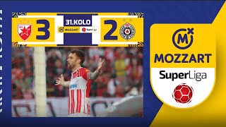 Mozzart Bet Super liga 2023/24 - 31.Kolo: CRVENA ZVEZDA – PARTIZAN 3:2 (1:1)