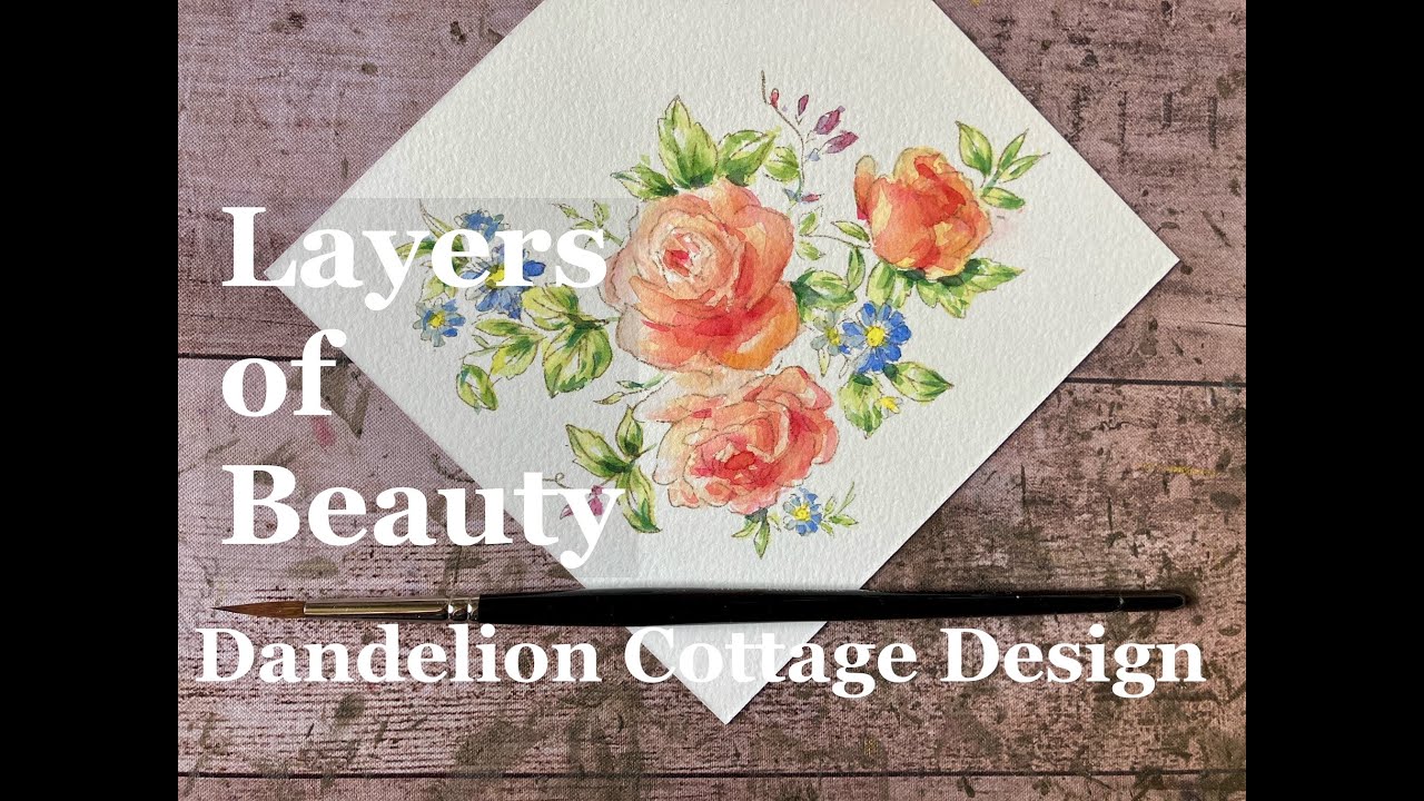 How To Paint Layers Of Beauty With Watercolors - YouTube