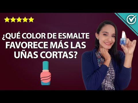 ¿Qué Color de Esmalte Favorece más las Uñas Cortas? - Cómo Hacerte la Manicura en Uñas Cortas 💅