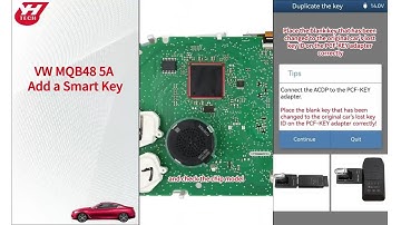 How to Add VW MQB48 5A Smart Key (D70F3529) with Yanhua Mini ACDP2 Module 33- OBDII365