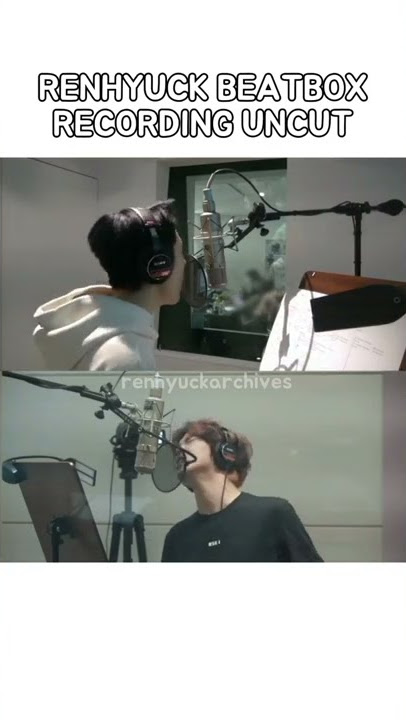 recording beatbox #renhyuck cut dan part candunya #haechan #renjun #nctdream