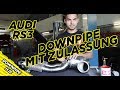 Downpipe mit Zulassung! Wir verbauen eine HJS Downpipe für einen Audi RS3! - Hellobbm