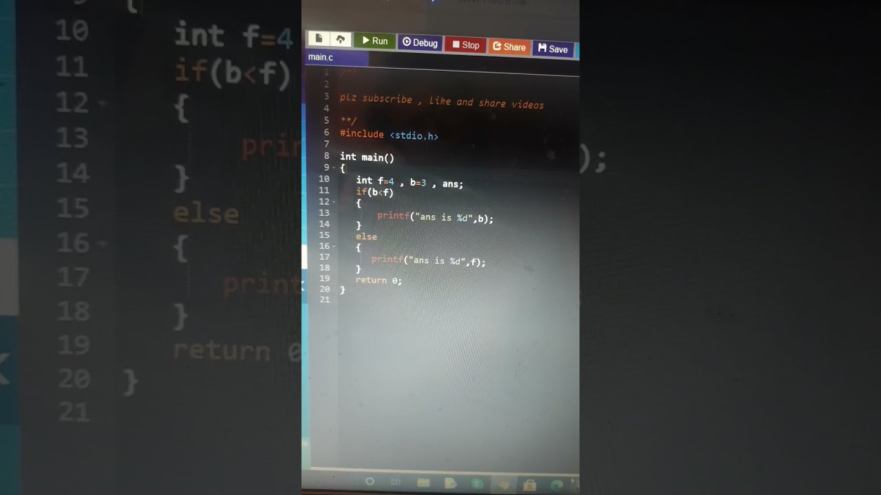Write The Output Of Following Program C Coding Python Shorts