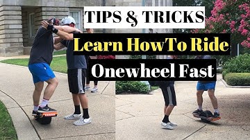 HOW To Onewheel in less than 5 minutes! - Tips And Tricks