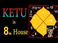 SECRET of Ketu in Eighth House (South Node in Eighth  House)