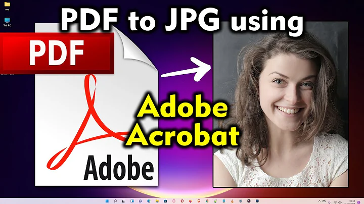 How to Convert PDF to JPG using Adobe Acrobat