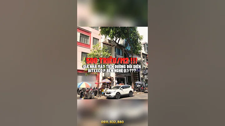 500 TRIỆU/M2 !!! GIÁ NHÀ MẶT TIỀN ĐƯỜNG ĐỐI DIỆN BITEXCO P.BẾN NGHÉ Q.1 ??? #bannha #batdongsan