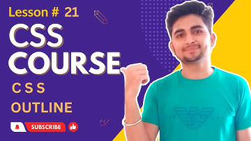 Lesson 21 | CSS Outline | Outline properties | CSS 2023 | in hindi/urdu #css3course @learnwithjk22