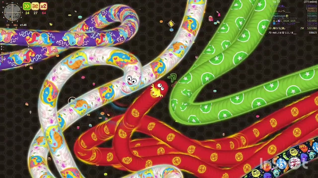 WORMATE İO YILAN OYUNU EYLENCELİ OYUN 