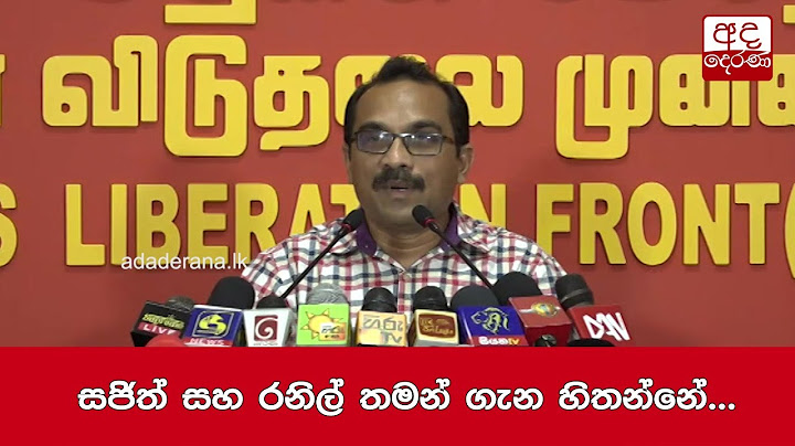 සජිත් සහ රනිල් තමන් ගැන හිතන්නේ - බිමල්